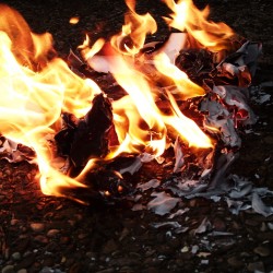 briefe verbrennen