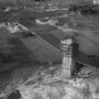 Wasserturm auf dem Bruderholz im Bau am 6. April 1926