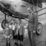 Drei Kinder Schmassmann als Gratispassagiere am 5. Juni 1932