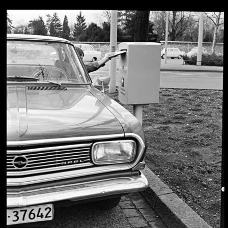 Autobriefkasten, 22. März 1968. Staatsarchiv Basel-Stadt, BSL 1013 1-3640 1